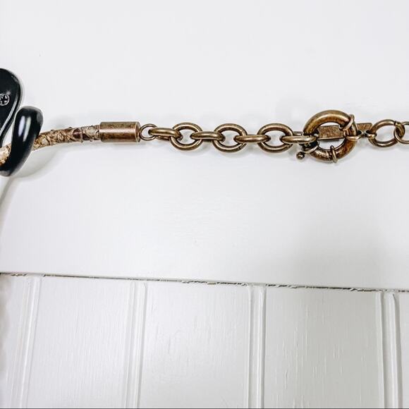 Burberry Snake Embossed Chain Long Necklace - Picture 5 of 6